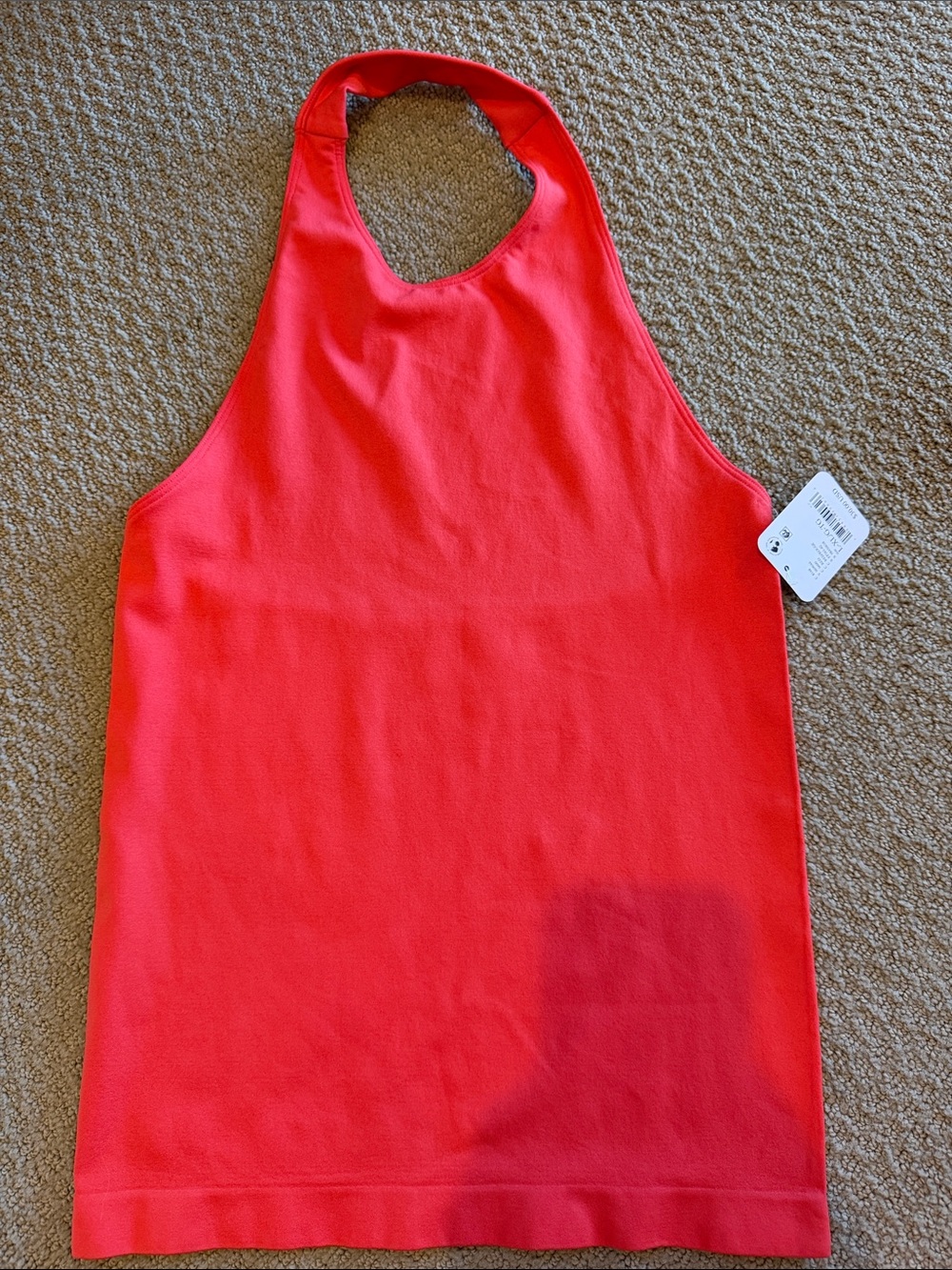 Free People Bright Red Halter Tank Top